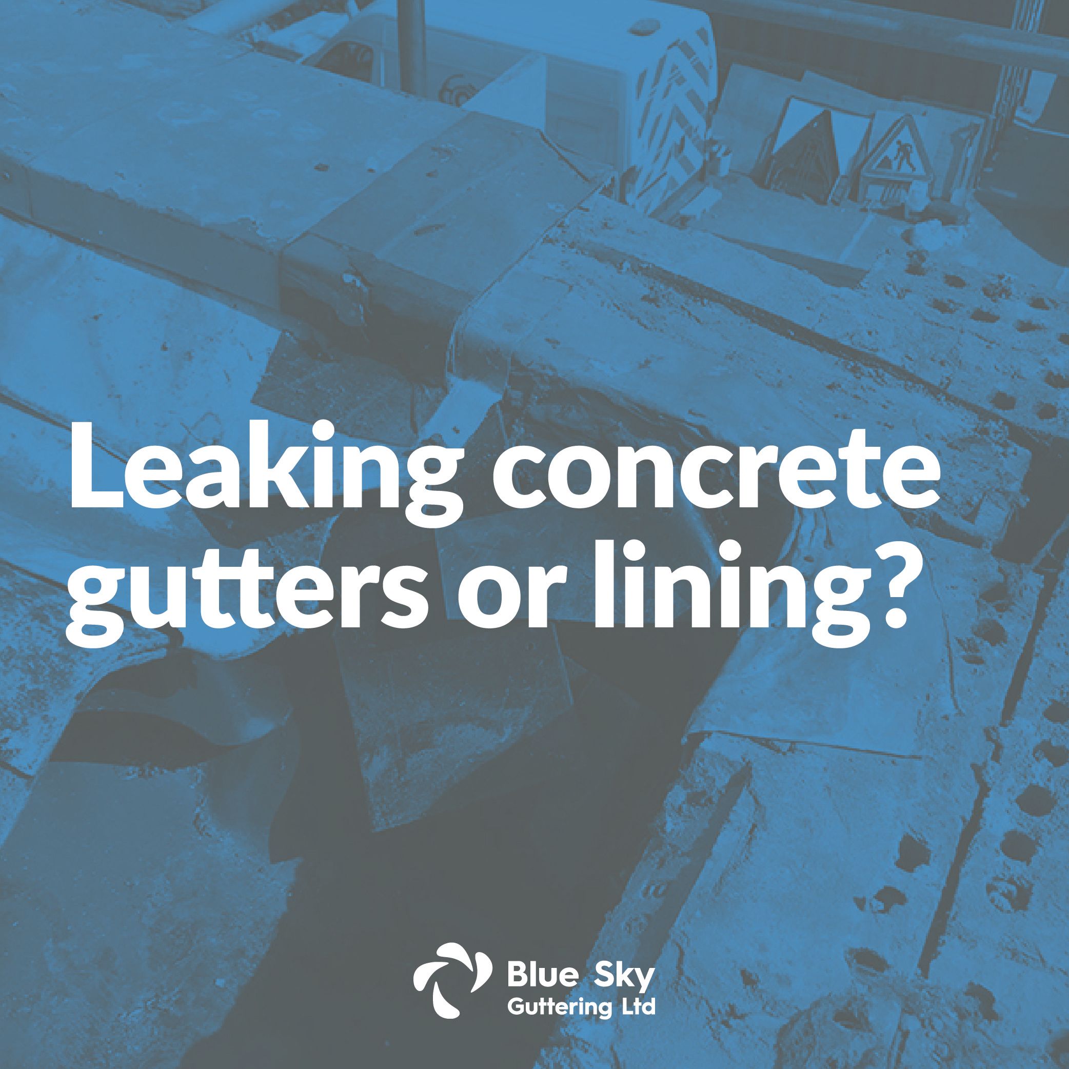 Leaking concrete gutters? We have a solution!